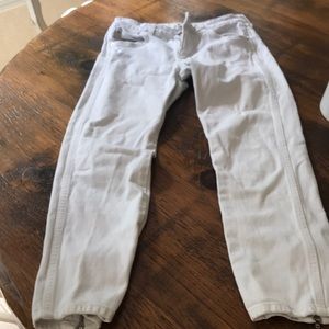 AMO white jeans. Straight leg